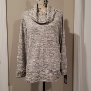 NWT Daisy Fuentes Long Cowl-neck Sweater XL